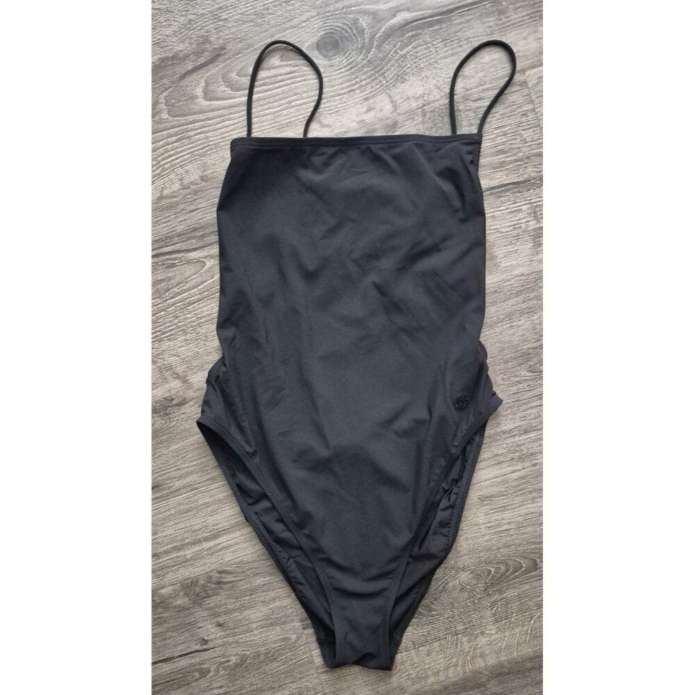Tory Burch Strappy High-cut Cheeky One-piece Bathingsuit Women's Size Medium